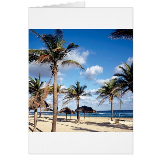 Beach Playas Cuba Cards (Front)