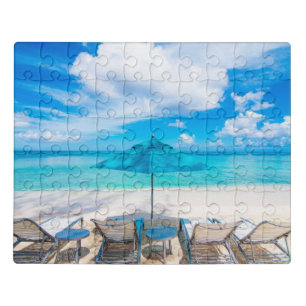 Beach Playing Jigsaw Puzzle
