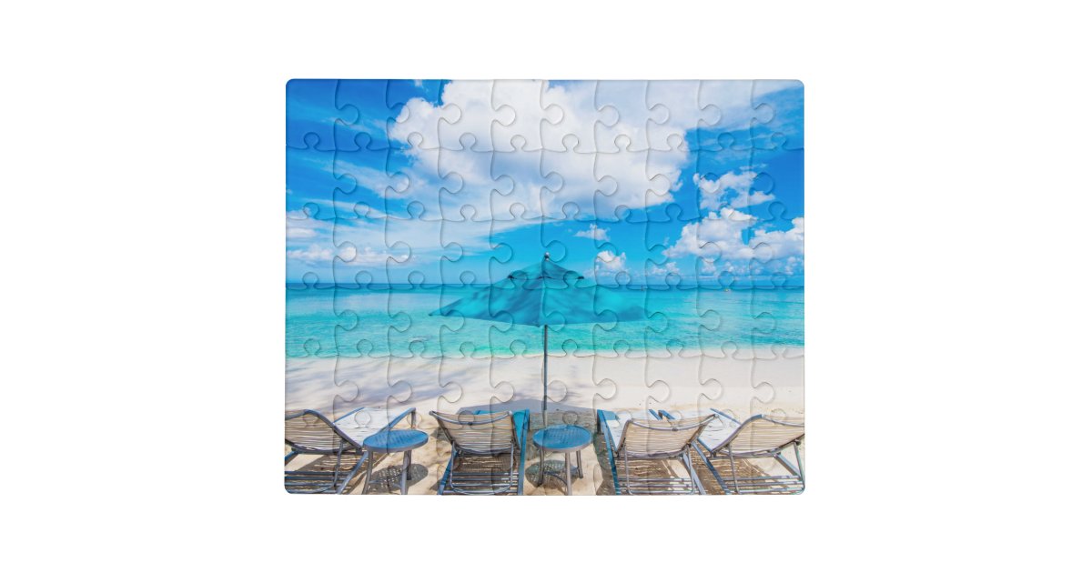 Beach Playing Jigsaw Puzzle | Zazzle