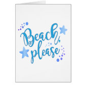Beach Please Cards (Front)