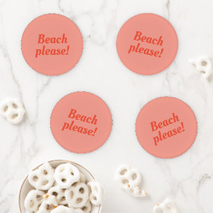 Beach please - coaster set
