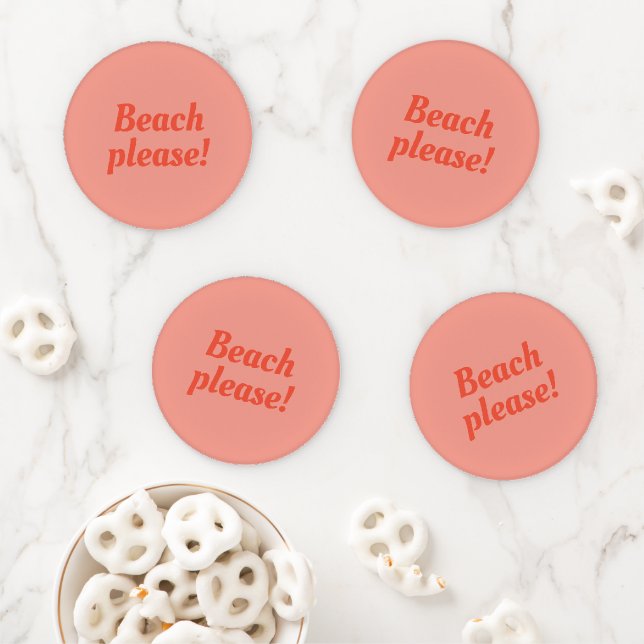 Beach please  -  coaster set (In Situ)