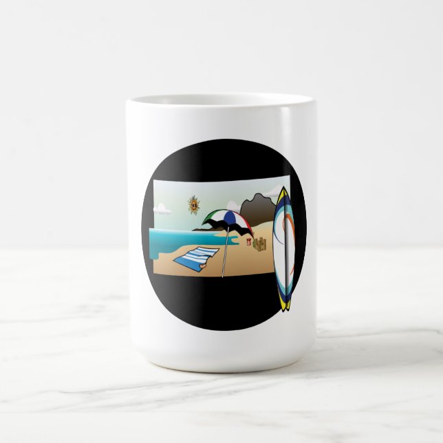 Beach Please  Coffee Mug (Center)