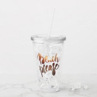 Beach Please | Fun Typography & Quote Mug