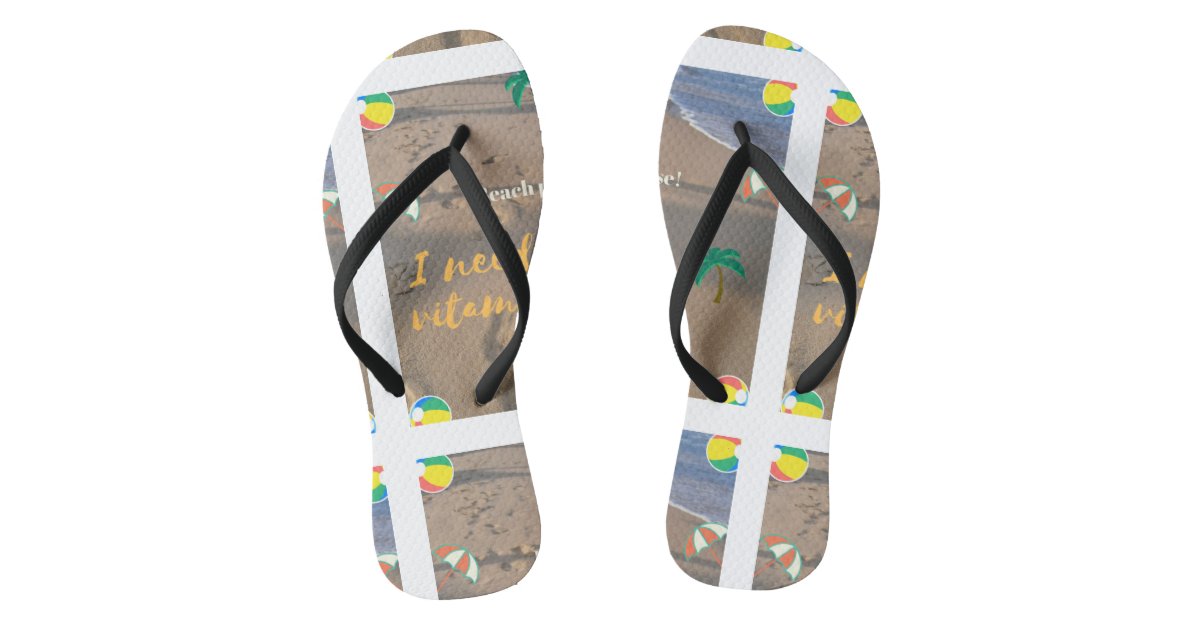 beach please flip flops