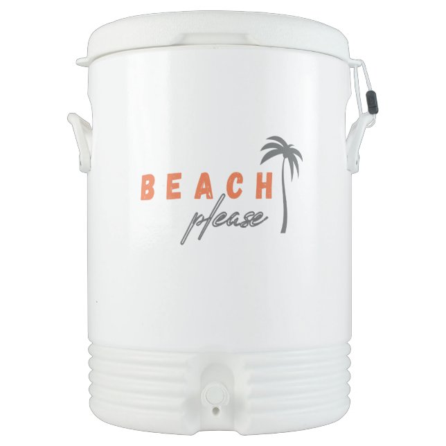beach. please. Igloo Beverage Cooler (Front)