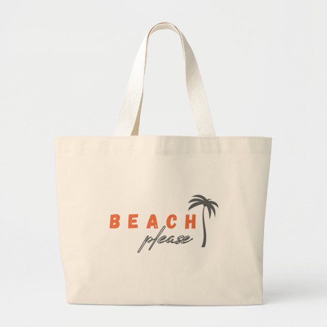 beach please. palm tree. Totes Bags  (Front)