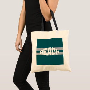 Beach Please Philly Football Green Beach Towel Tote Bag