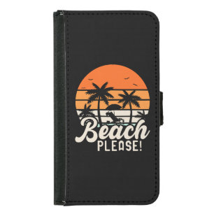 Beach Please Samsung Galaxy S5 Wallet Case