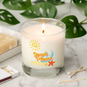 beach please scented candle