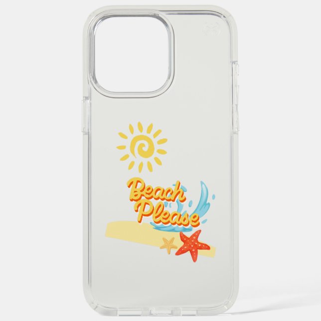 beach please speck iPhone case (Front)