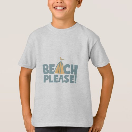 Beach Please Summer Surfboard Surfer Vacation  T_Shirt