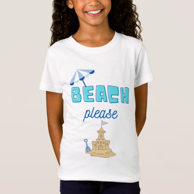 beach please T-Shirt (Front)