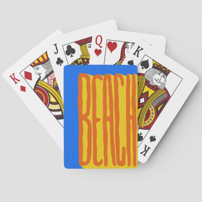 Beach Poker Cards (Back)
