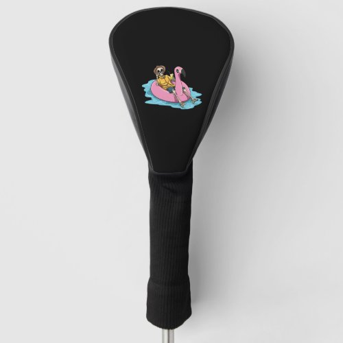 Beach Pool Flamingo Cocktail Bathing Golf Head Cover