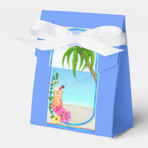 Beach Pool Party Goodie Treat Favor Box