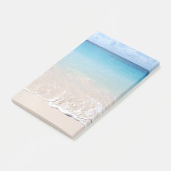 beach post it vertical post-it notes | Zazzle