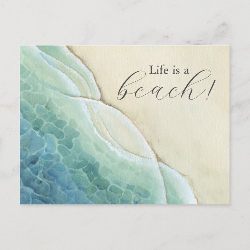 Beach Postcard Summer Invitation