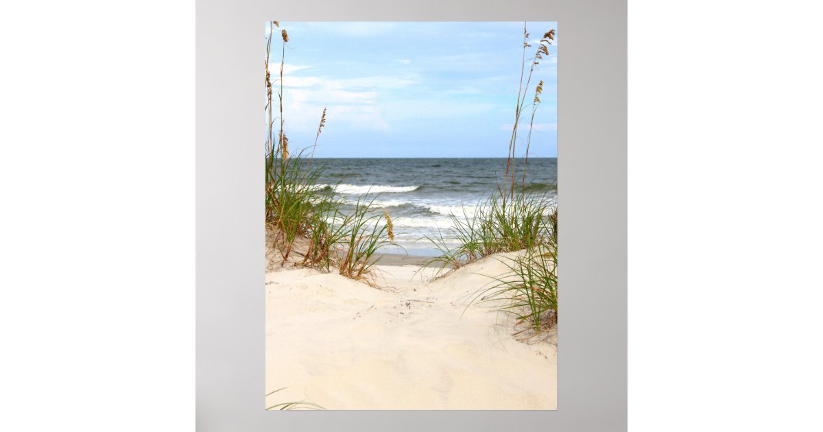 Beach Poster Zazzle