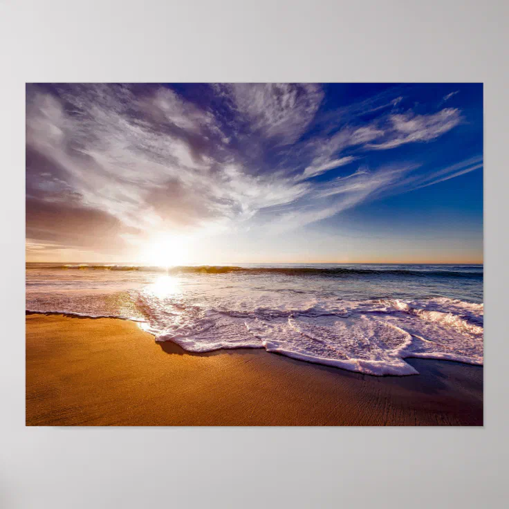 beach poster Zazzle