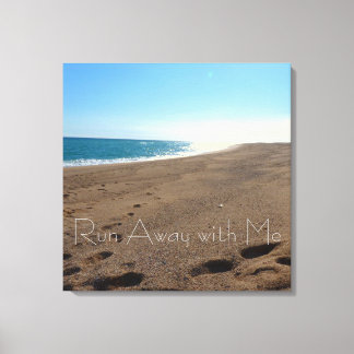 Beach Print with Love Quote