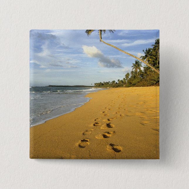 Beach Puerto Rico Button (Front)