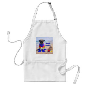 Beach Puggy Adult Apron