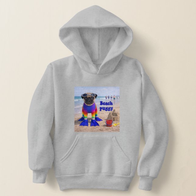 Beach Puggy Hoodie (Laydown)