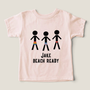 Beach Ready - Three Dressed Guys Toddler T-shirt
