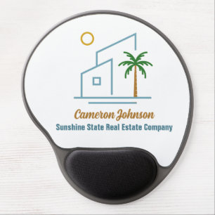 Beach Real Estate Company Custom Coastal Home Gel Mouse Pad