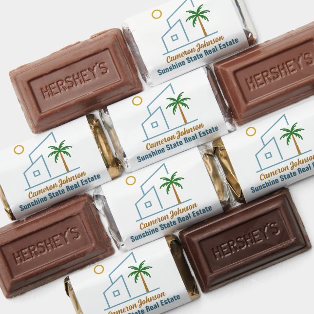 Beach Real Estate Company Cute Customizable Hershey's Miniatures (Assorted)
