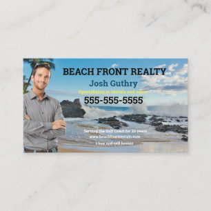 Beach Realtor Business Card