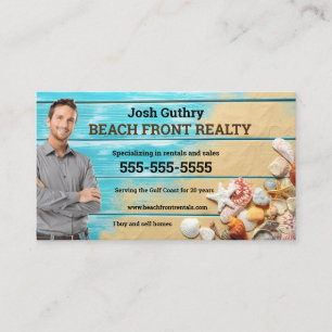 Beach Realtor Business Card