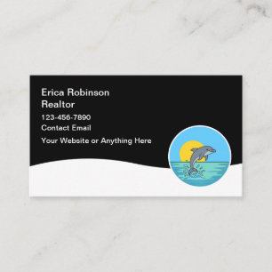 Beach Realtor Real Estate Business Cards