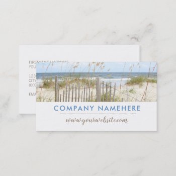 Beach Related Business Cards by CarriesCamera at Zazzle
