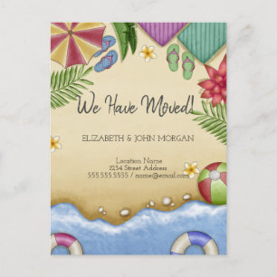 Beach Relax Moving Announcement