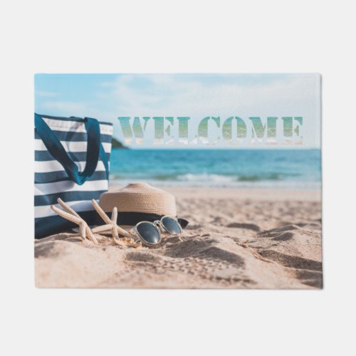 Beach Relax Welcome   Doormat
