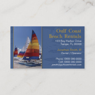 Beach Rentals Business Card