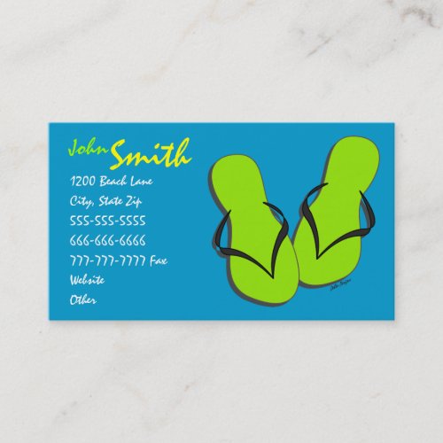Beach Rentals Business Card