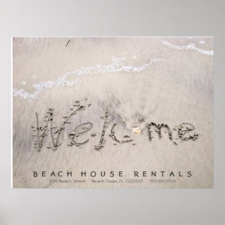 Beach Rentals Welcomes Poster