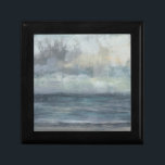 Beach Rise Gift Box<br><div class="desc">Beach Rise II by Jennifer Goldberger. Features a cloudy beach scene with looming clouds.</div>