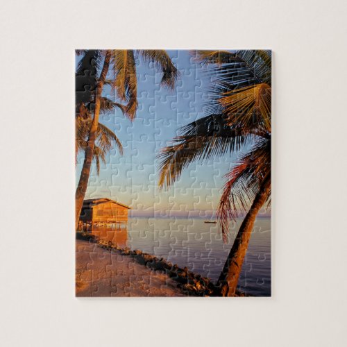 Beach Roatan Honduras Jigsaw Puzzle