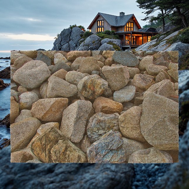 Beach Rocks Fiber Doormat (Creator Uploaded)