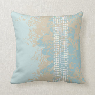 beach rocky sands dot abstract one sided pillow
