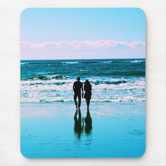 Beach Romance Mousepad (Front)