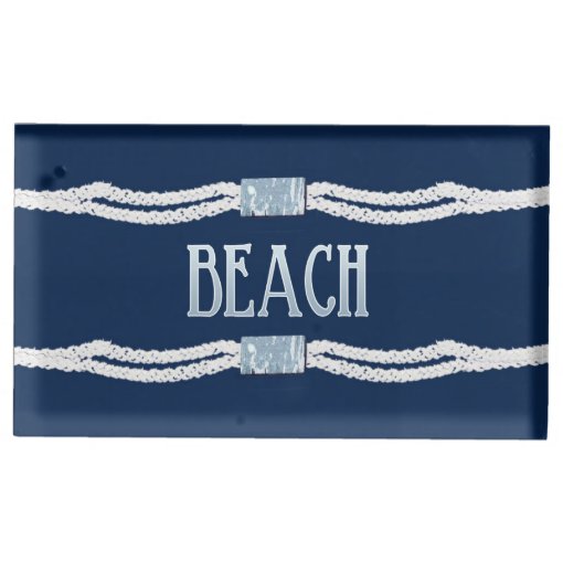 Beach Rope Table Number Holder Zazzle