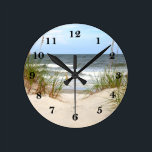 Beach Round Clock<br><div class="desc">Beach</div>