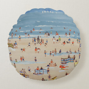 Beach Round Pillow