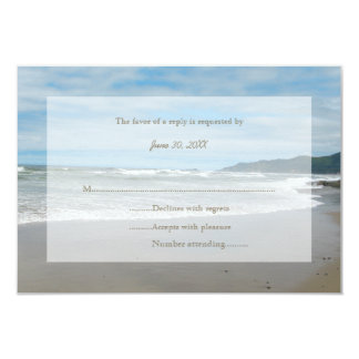 Beach RSVP Wedding Invitation