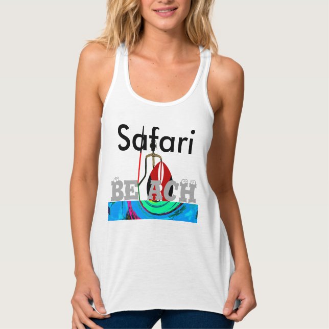 Beach Safari Hakuna Matata Tank Top (Front)